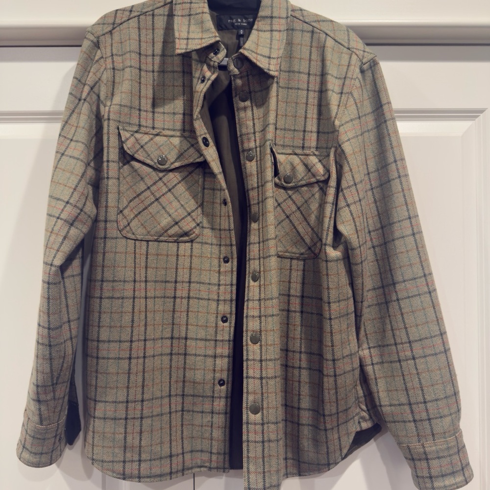 Rag & Bone Plaid Shirt Jacket